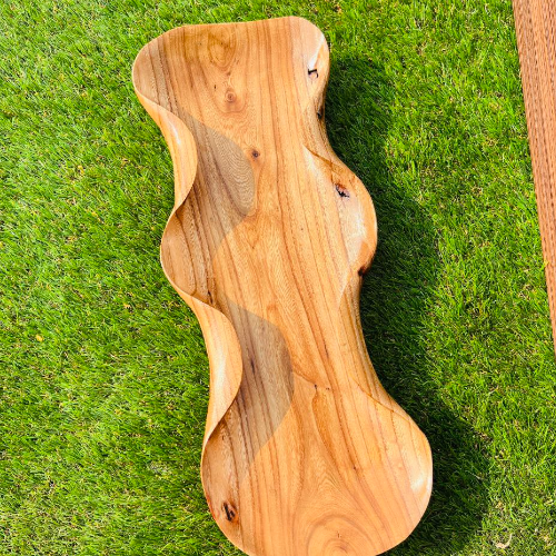 سینی چوبی دست‌ساز مازوود